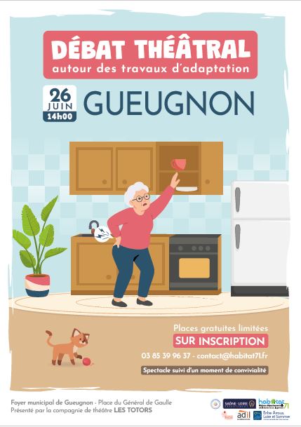 Sensibilisation des seniors à l’adaptation du logement – Représentations théâtrales